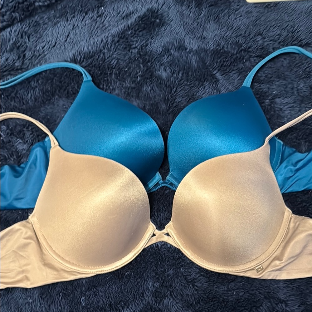 Victoria's Secret Peacock Blue/Dusty Silver Very Sexy Push-up